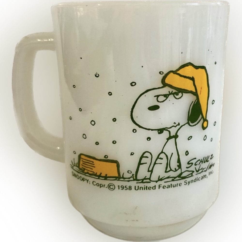 Vintage snoopy cup